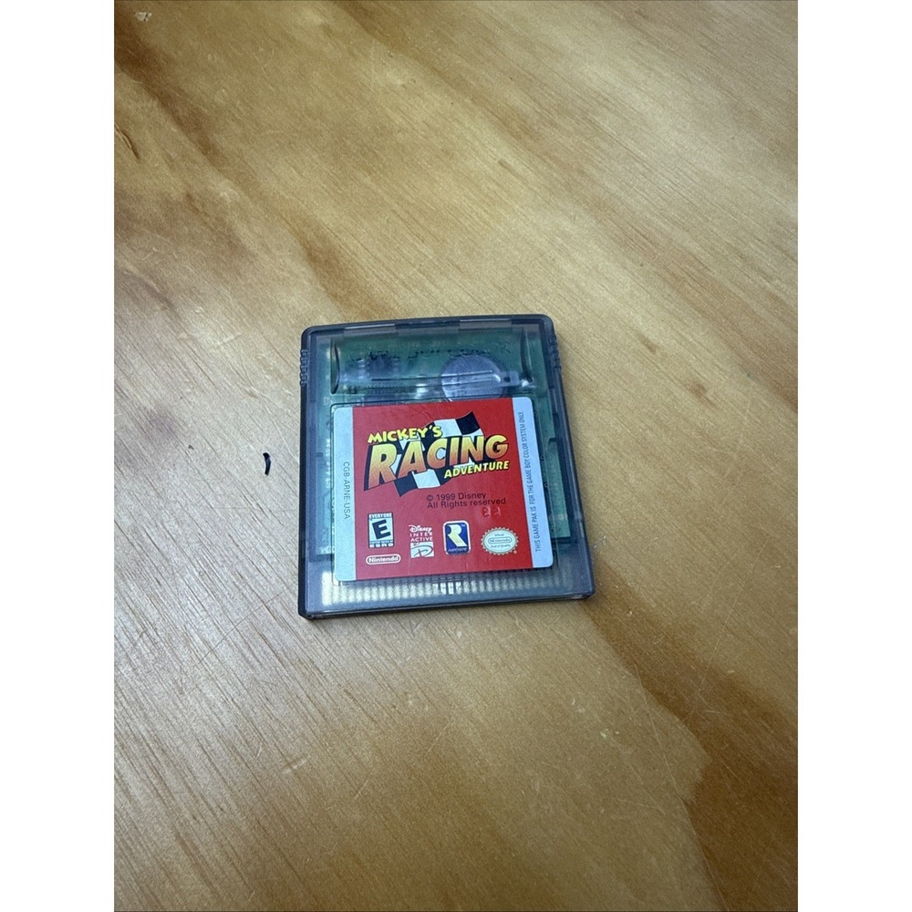Disney's Mickey's Racing Adventure (Nintendo Game Boy Color, 1999) Untested